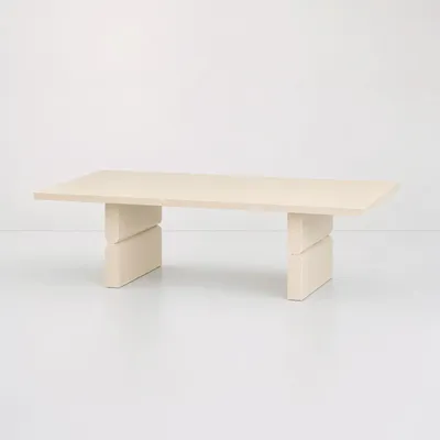 Armchairs - Coffee table coloured wood noon - NOBODINOZ