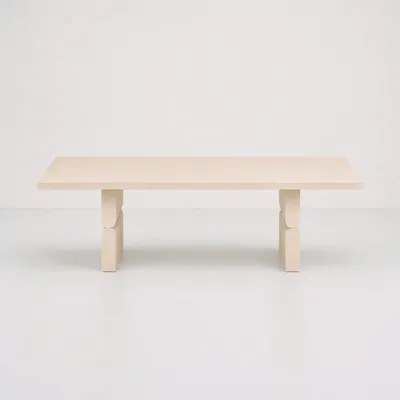 Armchairs - Coffee table coloured wood noon - NOBODINOZ