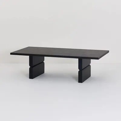 Armchairs - Coffee table coloured wood noon - NOBODINOZ