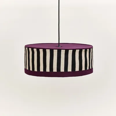 Tissus - Abat-jour pour suspension diam. 50cm Paul - NOBODINOZ