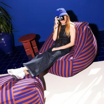 Fabrics - Armchair beanbag - adult size - Ziggy - NOBODINOZ