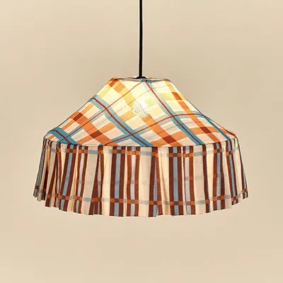 Tissus - Abat-jour pour suspension diam. 50cm Michelle - NOBODINOZ