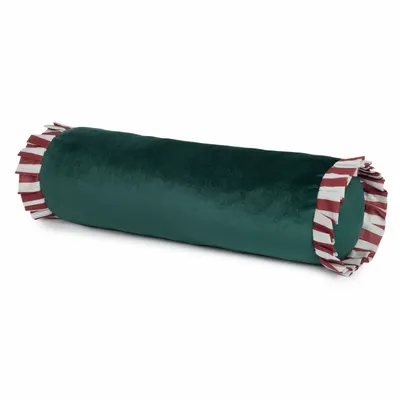 Tissus - Coussin traversin en eco-velours Emily - NOBODINOZ