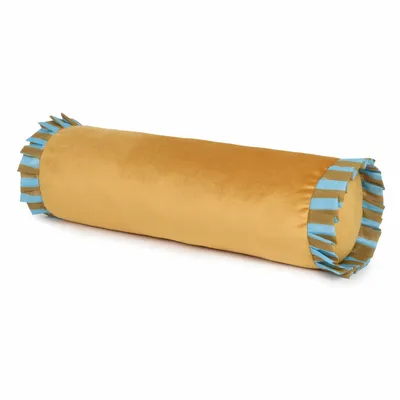 Tissus - Coussin traversin en eco-velours Emily - NOBODINOZ
