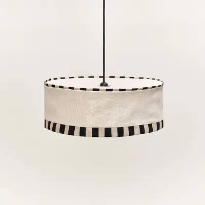 Tissus - Abat-jour pour suspension diam. 50cm Paul - NOBODINOZ