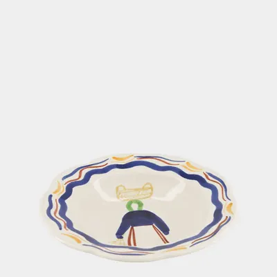 Assiettes au quotidien - HAND-PAINTED COMPORTA THE HARVESTER STONEWARE SOUP PLATE - HOUSE OF CAPRICORN