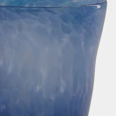 Glass - HANDBLOWN AVIS  BLUE GLASS TUMBLER - HOUSE OF CAPRICORN