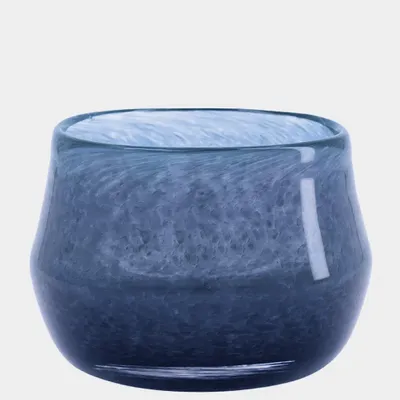 Verres - HANDBLOWN AVIS BLUE GLASS BOWL - HOUSE OF CAPRICORN