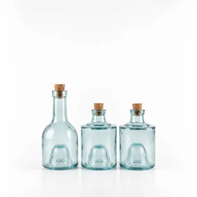 Carafes - The 3-Piece Oil Bottle - Natural - BAZAR BIZAR LIVING