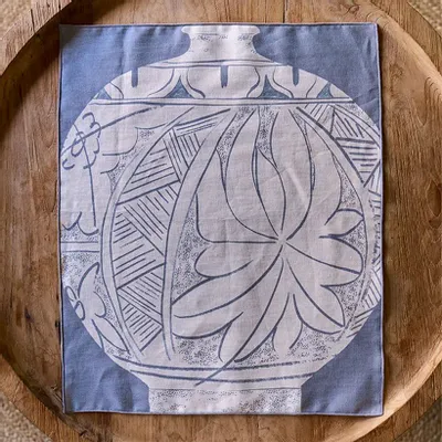Foulards et écharpes - Tissu Buncheong Celadon (Pyeonbyeong) - BON`EE(LIVING ART BRAND)