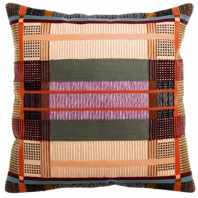 Coussins - Coussin brodé Kaël Multico 45 x 45 - MAISON VIVARAISE - SDE VIVARAISE WINKLER
