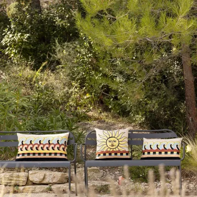 Coussins - Coussin brodé Adria Multico 40 x 65 - MAISON VIVARAISE - SDE VIVARAISE WINKLER