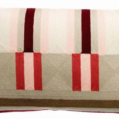Coussins - Coussin brodé Jason Mousse 30 x 50 - MAISON VIVARAISE - SDE VIVARAISE WINKLER
