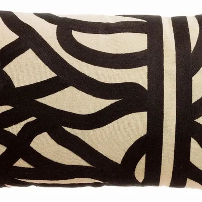 Cushions - Embroidered Cushion Ezia Ombre 40 X 65 - MAISON VIVARAISE - SDE VIVARAISE WINKLER