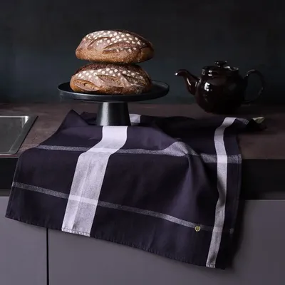Dish towels - La nonna Tea Towel Caviar 70 X 50 X 1 - LA CERISE SUR LE GATEAU