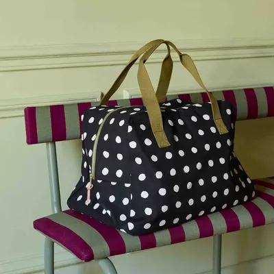 Sacs et cabas - Sac week-end Mia Caviar 28 x 42 x 20 - LA CERISE SUR LE GATEAU