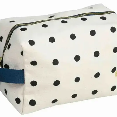 Pochettes - Trousse cube Mio Ecru L 14 X 22 X 11 - LA CERISE SUR LE GATEAU