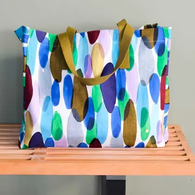 Bags and totes - Tote Bag Joy Multicolore 38 X 46 X 18 - LA CERISE SUR LE GATEAU