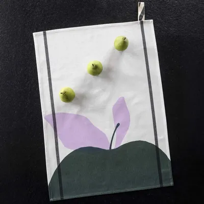Torchons - Torchon Pomme Granny Blanc 50 x 70 - LA CERISE SUR LE GATEAU