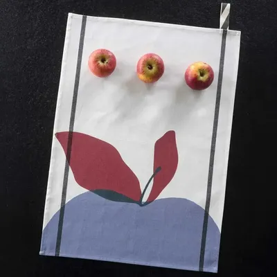 Torchons - Torchon Pomme Bluetiful Blanc 50 x 70 - LA CERISE SUR LE GATEAU