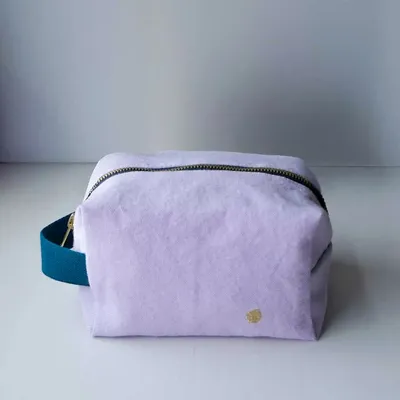 Pochettes - Trousse cube Iona Lilas 10 x 16 x 10 - LA CERISE SUR LE GATEAU