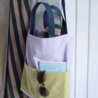 Bags and totes - My City Bag Tricolo Lilas 37 X 35 X 9 - LA CERISE SUR LE GATEAU