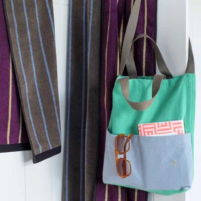 Sacs et cabas - Sac my city Tricolo Détox bluetiful 37 x 35 x 9 - LA CERISE SUR LE GATEAU
