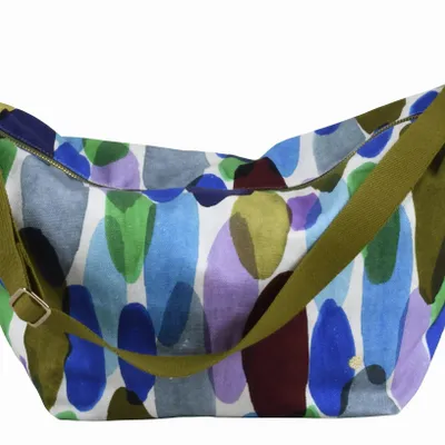 Sacs et cabas - Sac demi-lune Joy Multicolore 53 x 28 x 12 - LA CERISE SUR LE GATEAU