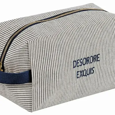 Pochettes - Trousse cube Désordre Finette Caviar L 14 x 22 x 11 - LA CERISE SUR LE GATEAU