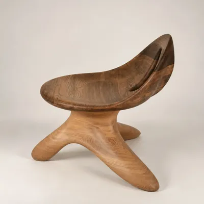 Chairs - Morphe | Sculpted Exclusive Chair | European Oak Wood - NEXART