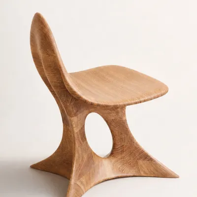 Chairs - Aphrodite Gen.II | Sculpted Premium Char | European Oak Wood - NEXART