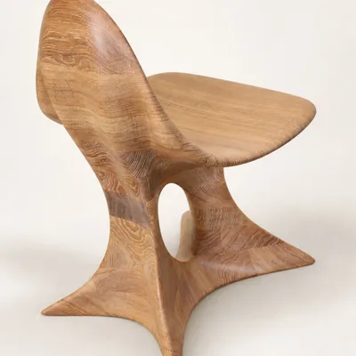 Chaises - Aphrodite Gen. II | Fauteuil Premium Sculpté | Chêne Européen Massif - NEXART