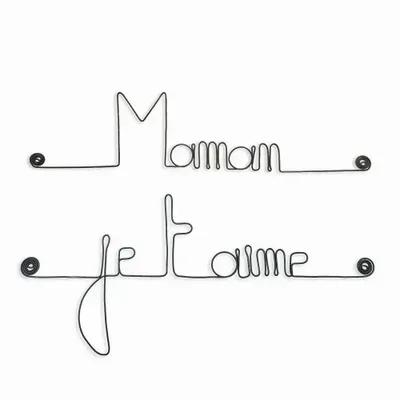 Other wall decoration - Mother's Day Gift “Mom I Love You” - Wall Decor - BIJOUX DE MUR