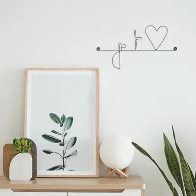 Gifts - Wire Wall Decor - Love message: I love you - BIJOUX DE MUR