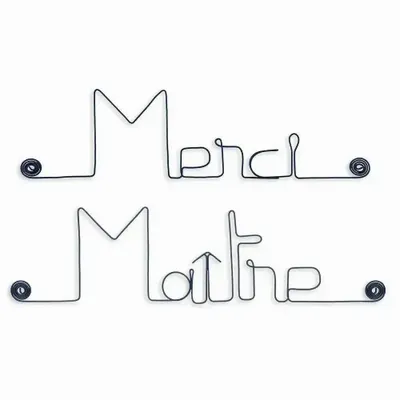 Autres décorations murales - Cadeau de fin d'année scolaire "Merci maître" - BIJOUX DE MUR