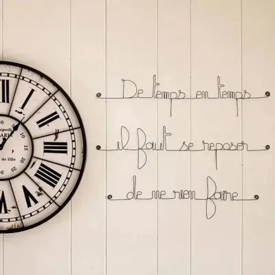 Other wall decoration - Decor: From time to time you have to rest from doing nothing. - BIJOUX DE MUR