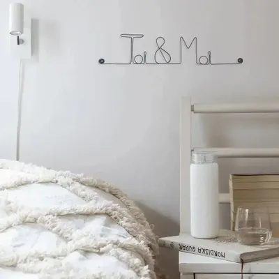 Other wall decoration - Wire Wall Decoration - You & Me - Valentine's Day - BIJOUX DE MUR