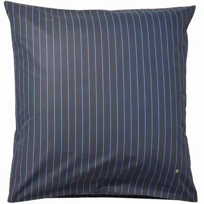 Linge de lit - Taie d'oreiller Line Blue 65 x 65 - LA CERISE SUR LE GATEAU