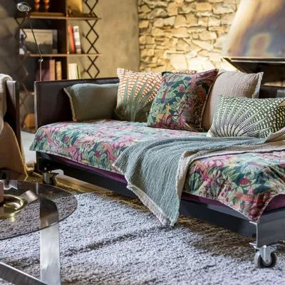 Bed linens - Emilio Throw Épicéa 240 X 260 - MAISON VIVARAISE - SDE VIVARAISE WINKLER