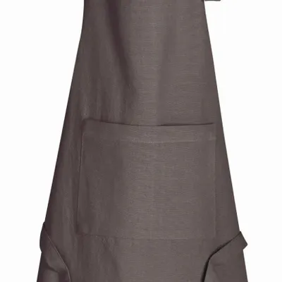 Tabliers de cuisine - Tablier de cuisine recyclé Ada Café 72 x 85 - MAISON VIVARAISE - SDE VIVARAISE WINKLER