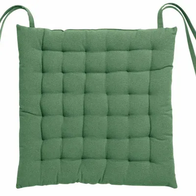 Chaises - Galette de chaise 36 points Zea recyclée Prairie 38 x 38 x 3 cm - MAISON VIVARAISE - SDE VIVARAISE WINKLER