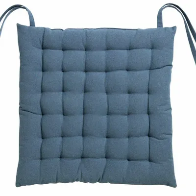 Chaises - Galette de chaise 36 points Zea recyclée Alizée 38 x 38 x 3 cm - MAISON VIVARAISE - SDE VIVARAISE WINKLER