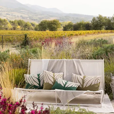 Cushions - Cushion Nilos Cèdre 45 X 45 - MAISON VIVARAISE - SDE VIVARAISE WINKLER