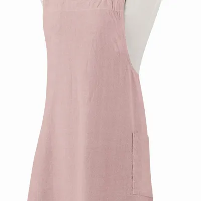 Aprons - Recycled Japanese kitchen apron Haru Parme 78 X 100 - MAISON VIVARAISE - SDE VIVARAISE WINKLER