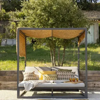 Coussins - Coussin Kali outdoor Dragée 40 x 65 - MAISON VIVARAISE - SDE VIVARAISE WINKLER