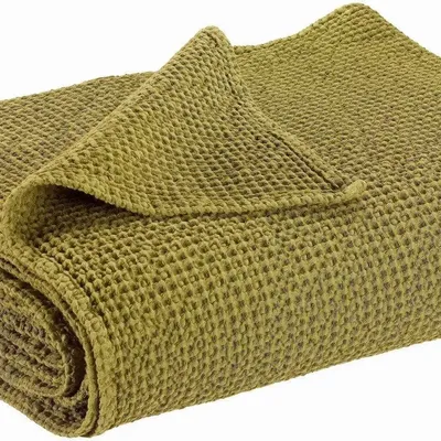 Bed linens - Recycled Bedspread Maia Cèdre 260 X 260 - MAISON VIVARAISE - SDE VIVARAISE WINKLER
