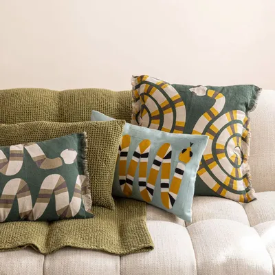 Coussins - Coussin Zeff Yoka Abysse 45 x 45 - MAISON VIVARAISE - SDE VIVARAISE WINKLER