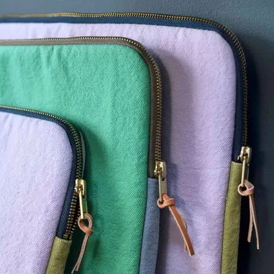 Clutches - Laptop Sleeve Tricolo Lilas 15-16"" - LA CERISE SUR LE GATEAU