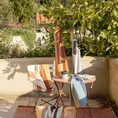 Sacs et cabas - Maxi bag Yuna recyclé Azur 38 x 60 x 16 - MAISON VIVARAISE - SDE VIVARAISE WINKLER