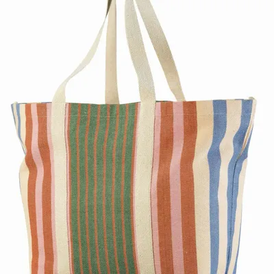 Sacs et cabas - Maxi bag Yuna recyclé Diapre 38 x 60 x 16 - MAISON VIVARAISE - SDE VIVARAISE WINKLER
